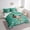 Teal, variant on Erosebridal Animal Duck Bedding Sets Twin Size,Bling Crystal Comforter Sets With Sheets,Glitter Bedroom Decor,Reversible,Breathable,7Pcs