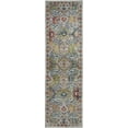 thumbnail image 2 of Nourison Global Vintage Persian Grey/Multicolor 2'4" x 8' Area Rug, (2x8), 2 of 7