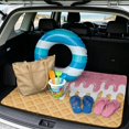 thumbnail image 2 of HUISEFOR Ice Cream Car Trunk Mat for Women, 29" x 39" All Weather Trunk Protection Cargo Liner Anti-Scratch Easy To Clean Suitable for Most Cars SUV, 2 of 7