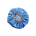 thumbnail image 2 of jiaroswwei Shower Cap Waterproof Reusable Double Layers Elastic Shower Hat for Bathroom, 2 of 8