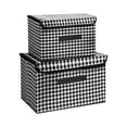 thumbnail image 2 of Nonwoven Folding Organizer, Dormitory Clothes Storage, Large Capacity, Sturdy Design, For College, Wardrobe Decluttering, Roomy Storage Box, Multi-Purpose Clutter Solution, Lightweight Fabric, Home, 2 of 8