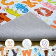 thumbnail image 7 of SARAG Children's Play Rug Animal Large Rug ABC Educational Rug, Alphabet Educational Children's Area Rug for Playroom, Bedroom, Nursery, 7'X9', Blue, 7 of 7