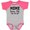 Baseball Heather and Hot Pink, variant on Inktastic Mimi Loves Me Baby Clothes Girl Girls Baby Bodysuit