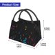thumbnail image 2 of Fotbe Color Musical Notes Bolsa Térmica Portátil con Estampado, Bolsa de Entrega de Alimentos Aislada, Bolsa Reutilizable de Gran Capacidad para Comidas y Supermercado, 2 of 6