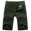 thumbnail image 1 of Wide Leg Pants Men's Plus Size Cargo Shorts Multi-Pockets Relaxed Summer Beach Shorts Pants Green L, 1 of 4