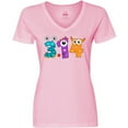 thumbnail image 3 of Inktastic Monsters Like Pi- Pi Day Numbers Women's V-Neck T-Shirt, 3 of 5
