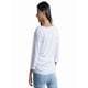 thumbnail image 2 of Playera Maternidad Algodón Manga 3/4 Cómoda Ropa Embarazo Blusa Básica Mujer Casual Color Blanco, 2 of 4