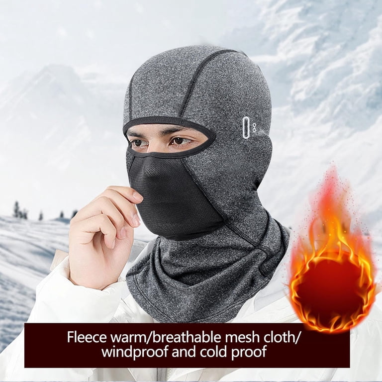 Aodebiao Cold Weather Balaclava Ski Mask, Windproof Fleece  display picture 1