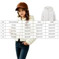 thumbnail image 4 of Kogui Kids Faux Fur Jacket Ribbed Plush Open-Front Warm Winter Coat Girls Outerwear 7T 8T (White,7-8 Years), 4 of 9