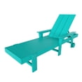 thumbnail image 5 of WestinTrends 2pcs of Shoreside Poly Reclining Chaise Lounges with Side Table for Outdoor, Patio, Garden,Turquoise, 5 of 10