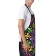 thumbnail image 3 of Picia Mardi Gras5 Waterproof Apron for Unisex Adult - Adjustable Bib Apron with Pockets, Ideal for Cooking, Gardening, Painting, and Household Chores, 3 of 9
