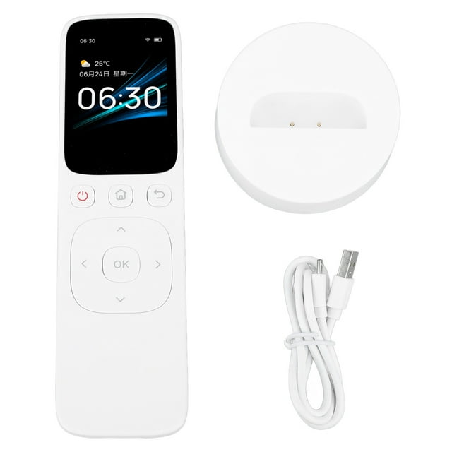 Uadme Télécommande WiFi Portable Télécommande Portable Smart Timing WiFi Écran De Contrôle Central Télécommande IR pour Tuya Smart Home