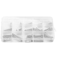 thumbnail image 1 of Fixation 150pcs Ensemble M1 M3 15 Types d'Acier Inoxydable Goupilles de Goupille de Séparation Assortiment Kit de Fixation Matériel, 1 of 8