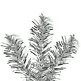 thumbnail image 6 of Northlight Pre-lit Metallic Artificial Christmas Tinsel Garland - 9' x 12" - Silver - Clear Lights, 6 of 9