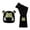 Black, variant on Unisex Winter Knitted Hat And Scarf Set For Kids Cartoon Frog Embroidery Soft Yarn Baby Hat And Neck Warmer Comfortable Warm For Cold Weather Beige