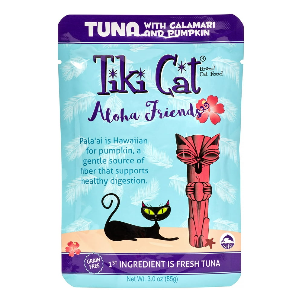 (12 Pack) Tiki Cat Aloha Friends GrainFree Tuna with Calamari