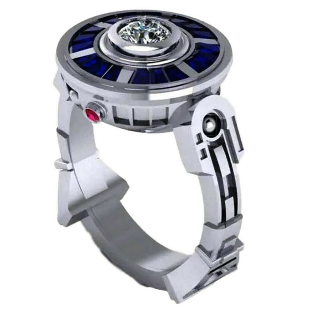 Mainstreet Classics - Star Wars R2-D2 Robot Stainless Steel Band Ring Size 8 - Walmart.com