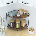thumbnail image 2 of Organizador de esquina SANRETAHO de 2 niveles para baño y cocina, 2 of 7