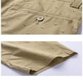 thumbnail image 4 of LYMAYTER Men Casual Shorts Summer Stretch Cargo Shorts Cozy Lightweight Utility Shorts 28-38, 4 of 10