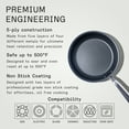 thumbnail image 3 of Made In Cookware - 10" Non Stick Frying Pan (Graphite) - 5 Ply Stainless Clad Nonstick - Professional Cookware - Crafted in USA - Induction Compatible, 3 of 7