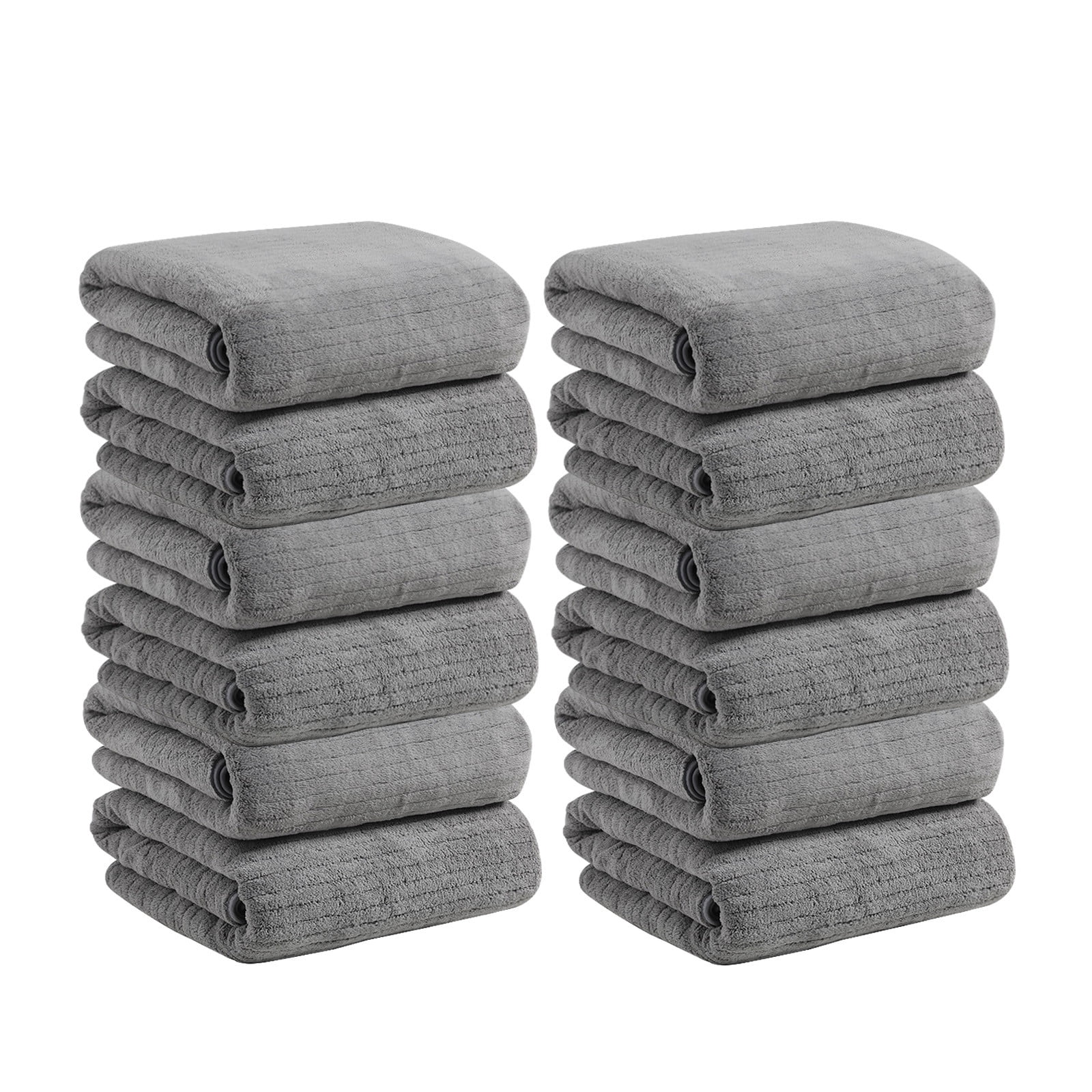 Antqov 12PCS Colorful Cotton Thickened Bath Towels, 29x13" Highly Absorbent Towels Soft Face Towels for Bath Spa Sports Men & Women, Bathroom Supplies, Gifts