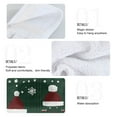 thumbnail image 2 of Yayeee Kitchen Hanging Hand Towels Set of 2 with Loop Bathroom Absorbent Tie Towel, Christmas Santa Hats, 2 of 7