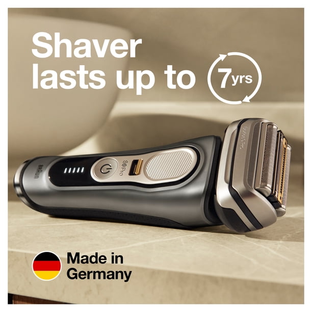 Braun Series 9 Pro Electric Razor for Men with Clean Station