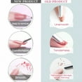 thumbnail image 5 of AUQ 2026 New 2Pcs Stainless Steel Triangle Cuticle Nail Pusher Peeler Scraper Remove Gel Nail Polish, Cuticle Remover Manicure Tools for Fingernail Toenail, 5 of 7