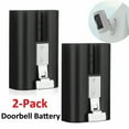 thumbnail image 1 of YOPTOP 2-Pack Rechargeable Replacement Battery for Ring Spotlight Camera  Ring Video Doorbell 2 and Ring Door View Cam Stick Up Cam,none,none, 1 of 10