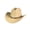 Light Brown, variant on Western Cowboy Cowgirl Hat for Women Men Wide Brim Pentagram Leather Belt Fedora Hat Wool Felt Vintage Jazz Hats