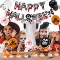 thumbnail image 2 of Juego de globos de Halloween, panal de papel, fantasma 3d para interior y exterior, jardín, hogar, oficina, Bar, suministros de decoración para fiesta, 2 of 4