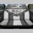 thumbnail image 6 of Uourmeti Dragonfly Leopard Car Seat Covers 3 PCS, Car Seat Covers Full Set Polyester Breathable Easy Installation for Truck Sedans SUV, 6 of 10