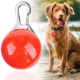 thumbnail image 2 of LED Flashing Pet ID Tag, Battery Powered Light Up Dog Cat Collar Pendant, Adjustable Night Safety Light for Walking, to Prevent Loss, Red, 2 of 9
