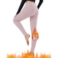 thumbnail image 2 of BALEAF Women's Fleece Lined Leggings, High Waisted Light Purple XL, 2 of 6