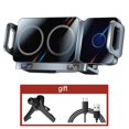 thumbnail image 1 of Dual Coil 15W Fast Wireless Car Charger Mount Adjustable Electric Clamp for All Phones and Tablets, 1 of 8