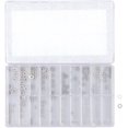 thumbnail image 1 of Veeki Watch Crown O Ring,200pcs 304 Stainless Steel Watch Crown O Ring Set, 20 Sizes, Wide Compatibility, Assorted Sizes, for Professional Repair Accessory-051603, 1 of 4