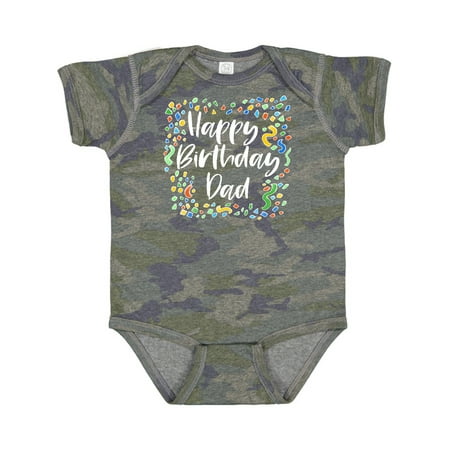 

Inktastic Happy Birthday Dad Gift Baby Boy or Baby Girl Bodysuit