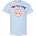 thumbnail image 3 of Inktastic I Love Piggies with Cute Pig T-Shirt, 3 of 5
