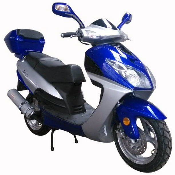 Blue Vitacci Eagle 150cc Scooter 4 Stroke Air Forced Cool Single Cylinder Walmart Com