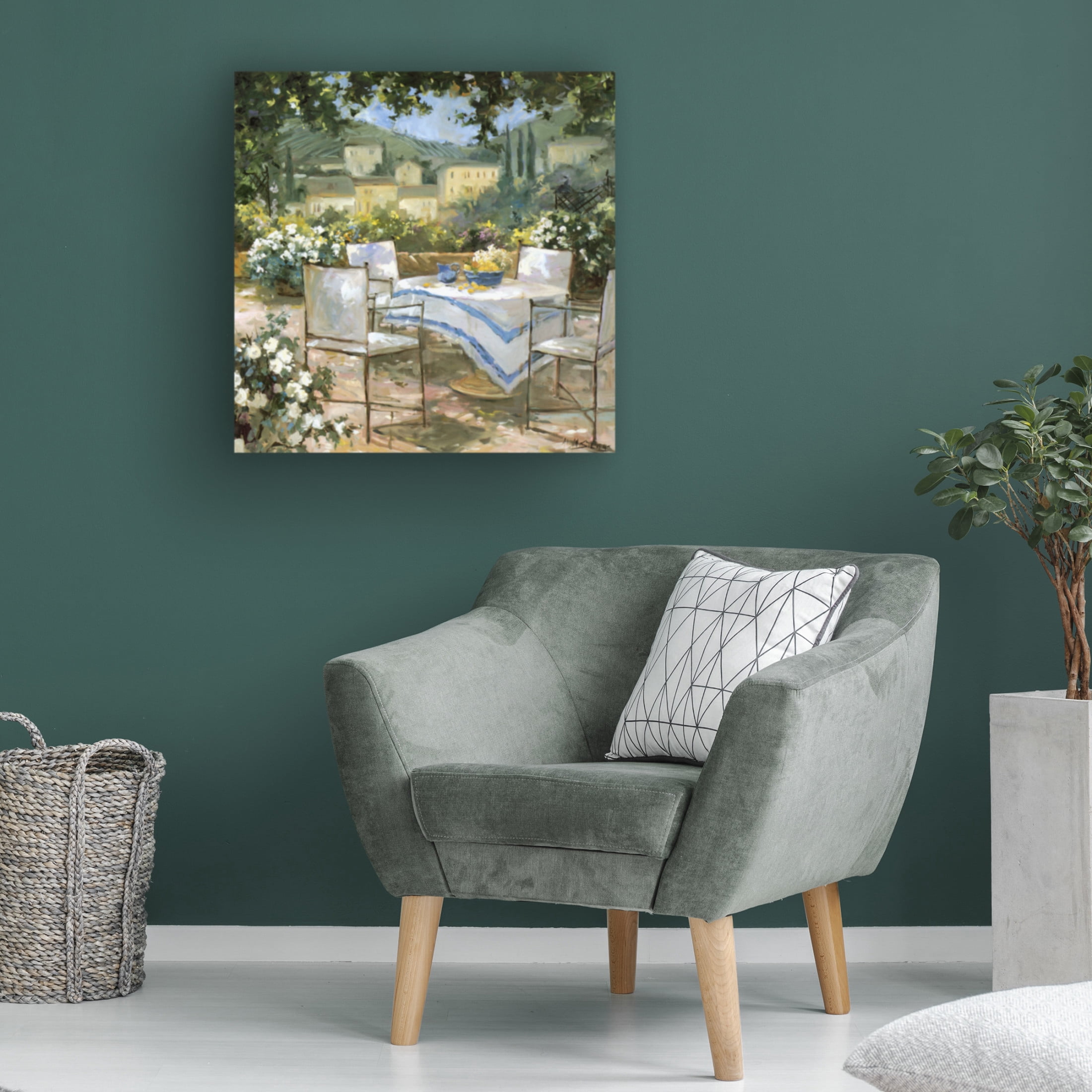 Trademark Fine Art Allayn Stevens  Tuscany Terrace I Canvas Wall Art