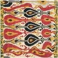 thumbnail image 6 of SAFAVIEH Ikat Betty Southwestern Wool Area Rug, Cream/Green, 2' x 3', 6 of 10