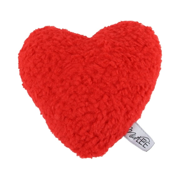 Midlee Plush Red Heart Valentine's Day Dog Toy (Small)
