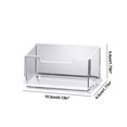 thumbnail image 2 of Harlier Acrylic Business Card Display Holder for Desk, Clear Multiple Desktop Business Card Stand Organizer Storage for Exhibition, Home, Office, 1 Pocket, 60 Cards Capacity, 2 of 7