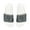 White, variant on Effete Feline Claw Marks Scratch Men Removable-Strap Sandals
