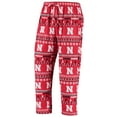 thumbnail image 4 of Men's Concepts Sport Scarlet Nebraska Huskers Ugly Sweater Knit Long Sleeve Top and Pant Set, 4 of 5