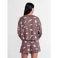 thumbnail image 3 of Peanuts Women's and Women's Plus Tee and Shorts Pajama Set by Grayson Social, 2-Piece, Sizes XS-3X, 3 of 5