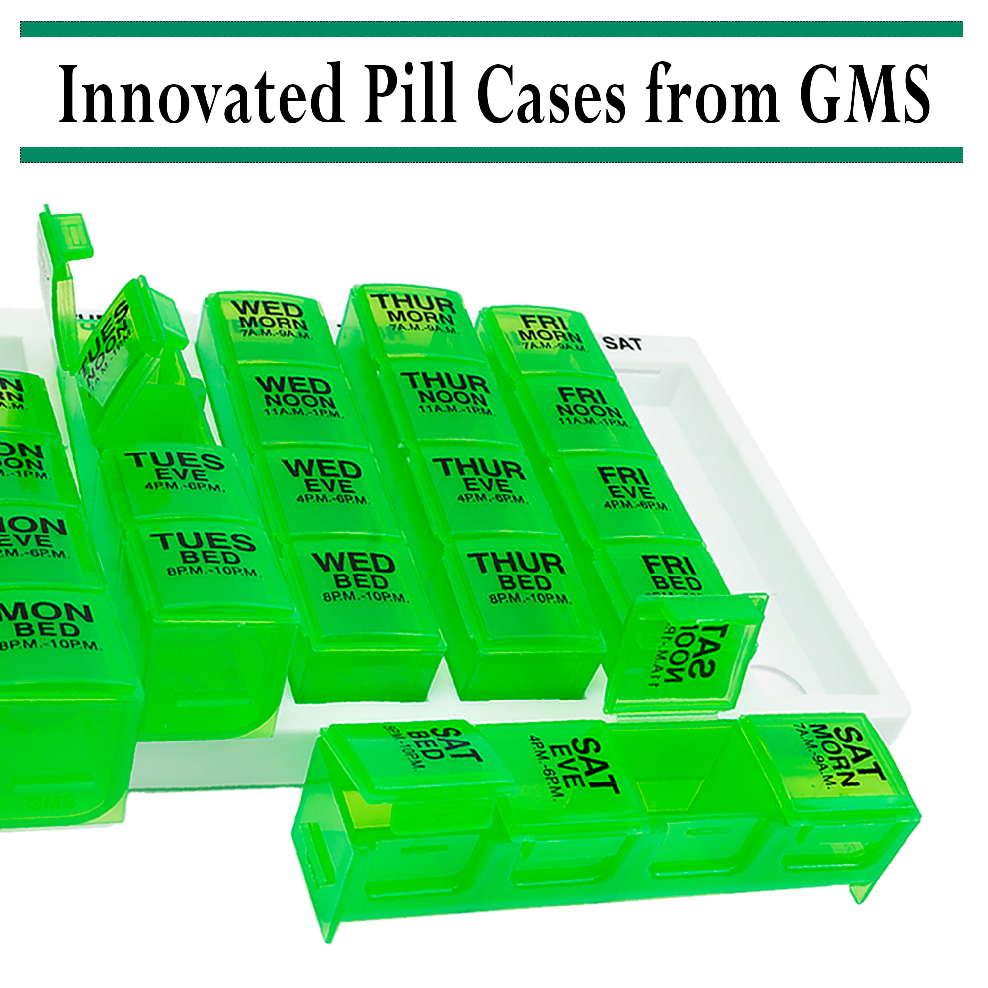4 Grid pill box medicine Storage Box With Electronic Timing Reminder –  CarbMelt