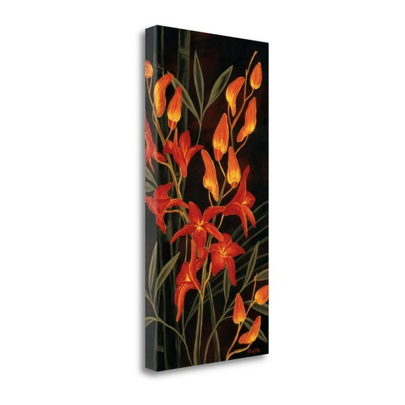 15" x 29" Tropical Glow by Yvette St. Amant - Print on Canvas Fabric Multi-Color