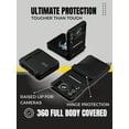 thumbnail image 3 of CaseBorne V Compatible with Samsung Galaxy Z Flip 4 Case - Rugged Protective Case with Semi-Auto Hinger Cover, Full Body Multi-Layer Cover - Black, 3 of 6