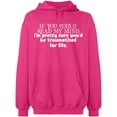 thumbnail image 2 of OXI Hoodie Sweatshirt - If You Could Read My Mind, Basic Casual Hoodie for Men's and Women Fleece Hoodie Long Sleeve - Heliconia Medium, 2 of 3